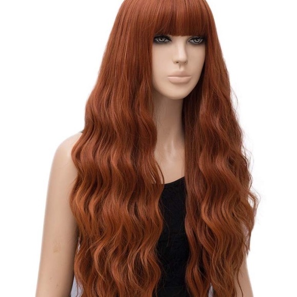 🦄 Siya ORANGE RUST COLOR FESTIVAL Wig💙*NWT* - Picture 4 of 5